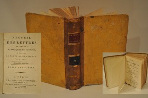 (1803)  / RECUEIL DES LETTRES... LISTY MARKIZY DE SEVIGNE DO CÓRKI (t. IX)