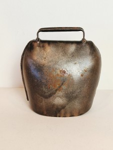 (l. 50 / 60-te XX w) 11,0 cm 299 g - STARY KOLEKCJONERSKI DZWONEK PASTERSKI