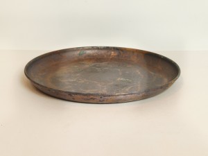 (XIX / XX w) ZABYTKOWA MIEDZIANA SZALKA (21,0 cm) DO WAGI SZALKOWEJ 