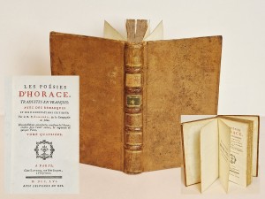 (1756) PARIS / LES POESIES D'HORACE... (t. IV) - POEZJE HORACEGO