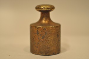 (XIX / XX w) DEUTSCHES REICH / 1/2 lb - ZABYTKOWY MOSIĘŻNY ODWAŻNIK FUNTOWY