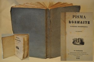 (1830) TOM I - PISMA ROZMAITE KAZIMIERZA BRODZIŃSKIEGO
