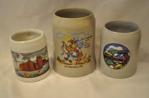 KPL 3 szt. / STARE KOLEKCJONERSKIE KUFLE CERAMICZNE