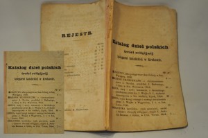 (1858) KRAKÓW - KATALOG DZIEŁ POLSKICH TREŚCI RELIGIJNEJ KSIĘGARNI KATOLICKIEJ W KRAKOWIE 