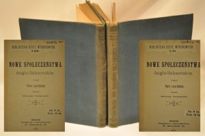 (1901) BDW / PIERRE LEROY-BEAULIEU - NOWE SPOŁECZEŃSTWA ANGLO-SAKSOŃSKIE 