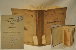 (1853) UNIKAT - ZASADY GEOMETRYI WYŁOŻONE PRZEZ CLAIRAUT 