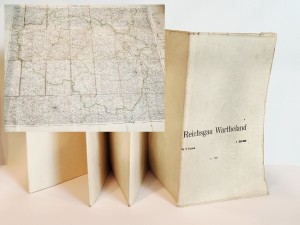 (1941) MAPA 1:300 000 / "REICHSGAU WARTHELAND IN 2 FARBEN" - KRAJ WARTY