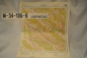 (1984) MAPA 1:50 000 SIERIEDA GOŁOWIECKOJE JASIENICA PRISLIP SZUMIACZ... 