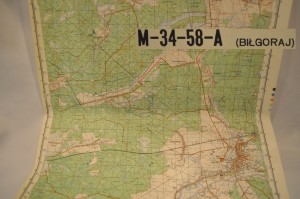 (1974) MAPA 1:50 000 BIŁGORAJ ZDZISŁAWICE KORYTKÓW WOLA KĄTECKA BUKOWA... 