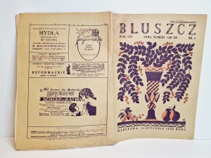 (1928) NR 3 - SPOŁECZNO LITERACKI ILUSTROWANY TYGODNIK KOBIECY "BLUSZCZ" 
