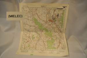 (1973) MAPA 1:50 000 / MIELEC WADOWICE GRZYBÓW RYDZÓW BŁONIE PRZECŁAW RUDA... 