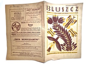 (1928) NR 8 - SPOŁECZNO LITERACKI ILUSTROWANY TYGODNIK KOBIECY "BLUSZCZ" 