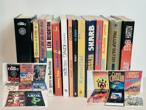 (1983-2018) ZESTAW (14 szt.) POLITYKA, SENSACJA, FANTASTYKA - FORBES, KING, CLANCY... 